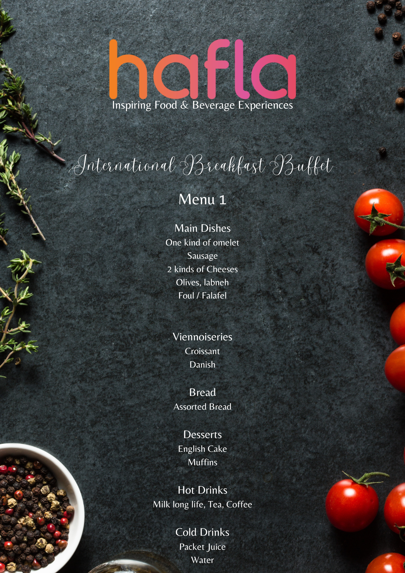 International Breakfast Buffet by Baguette Catering