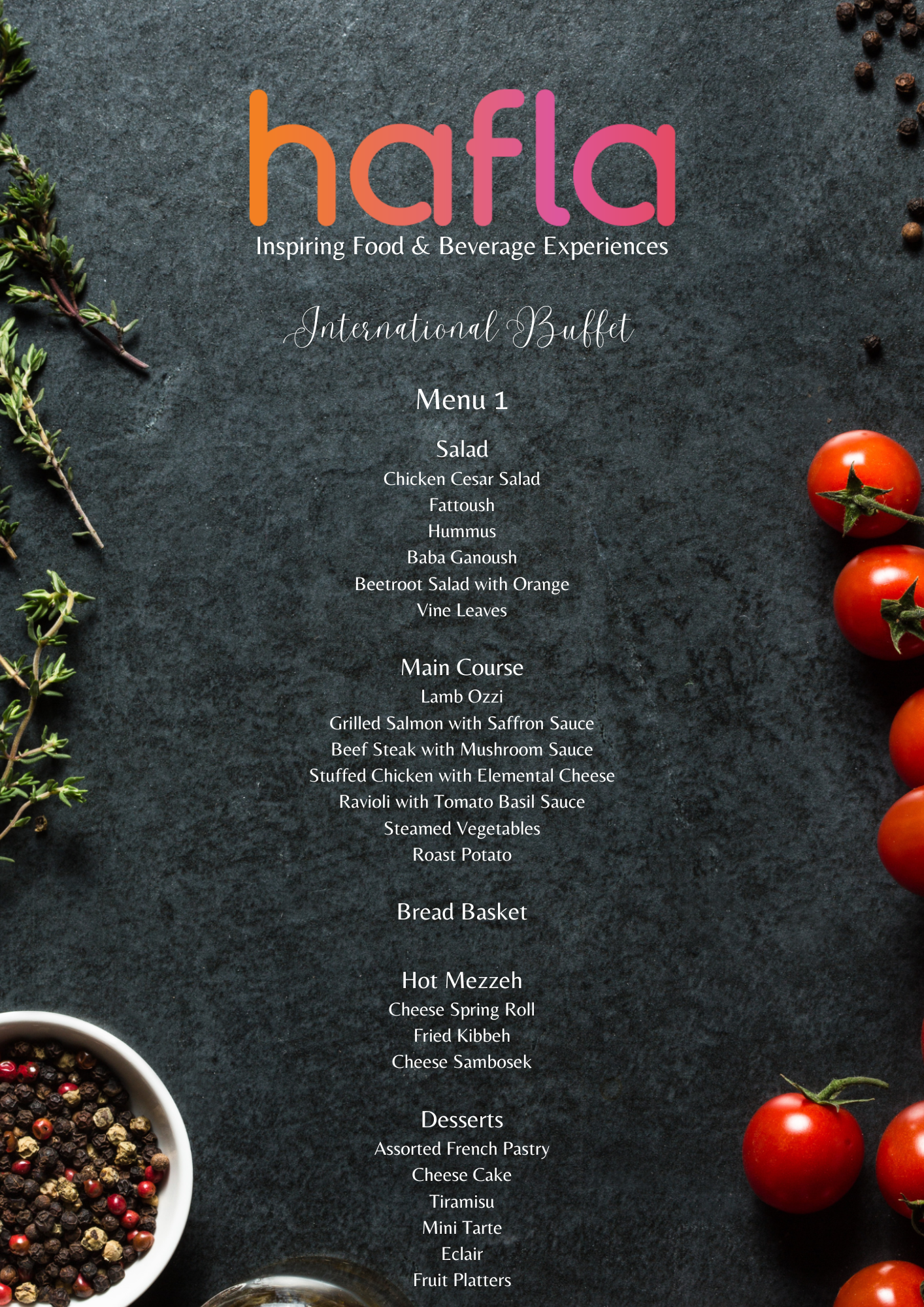 International Buffet by Grandiose Catering