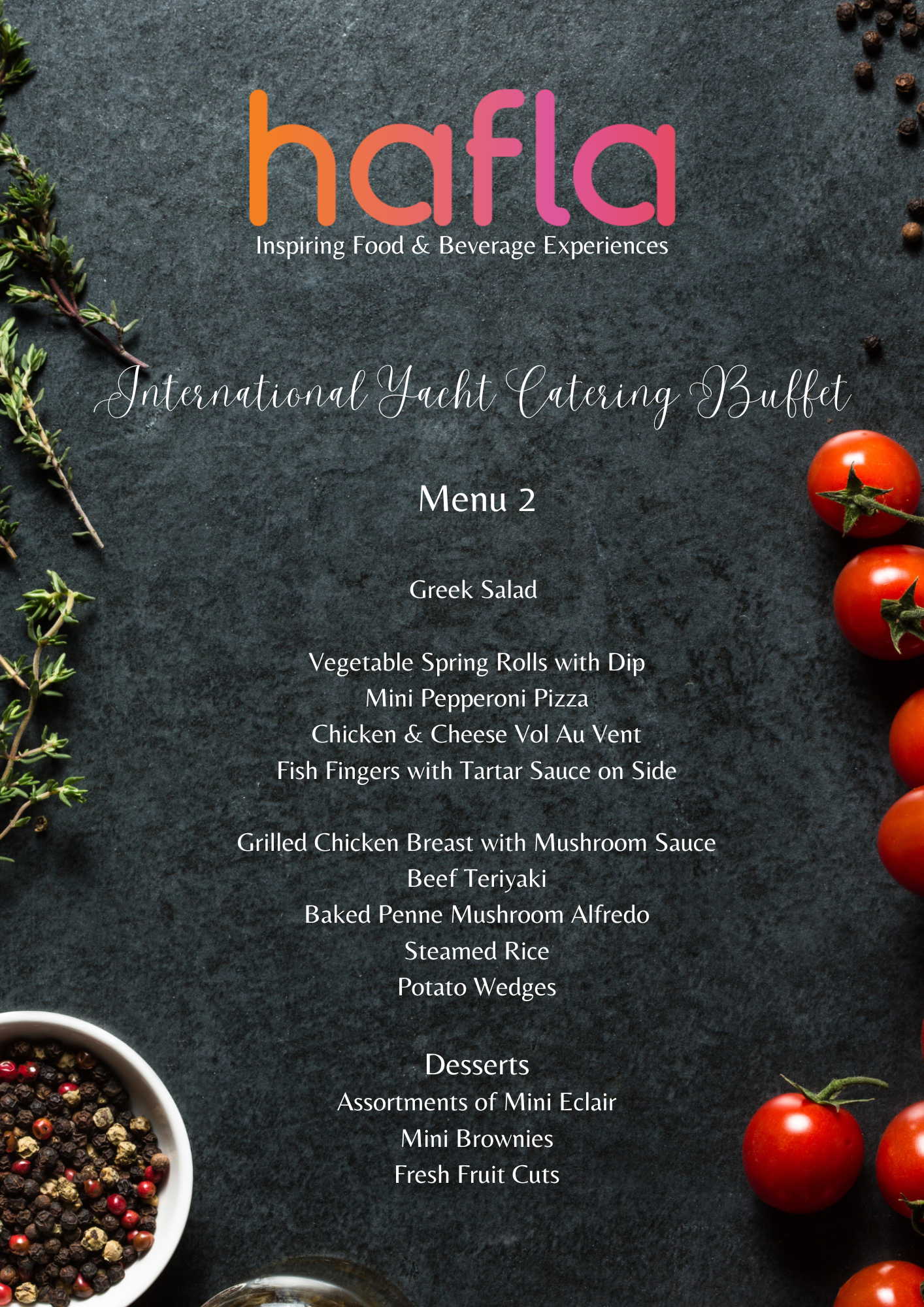 International Yacht Catering Buffet by Intercat-Cateriya
