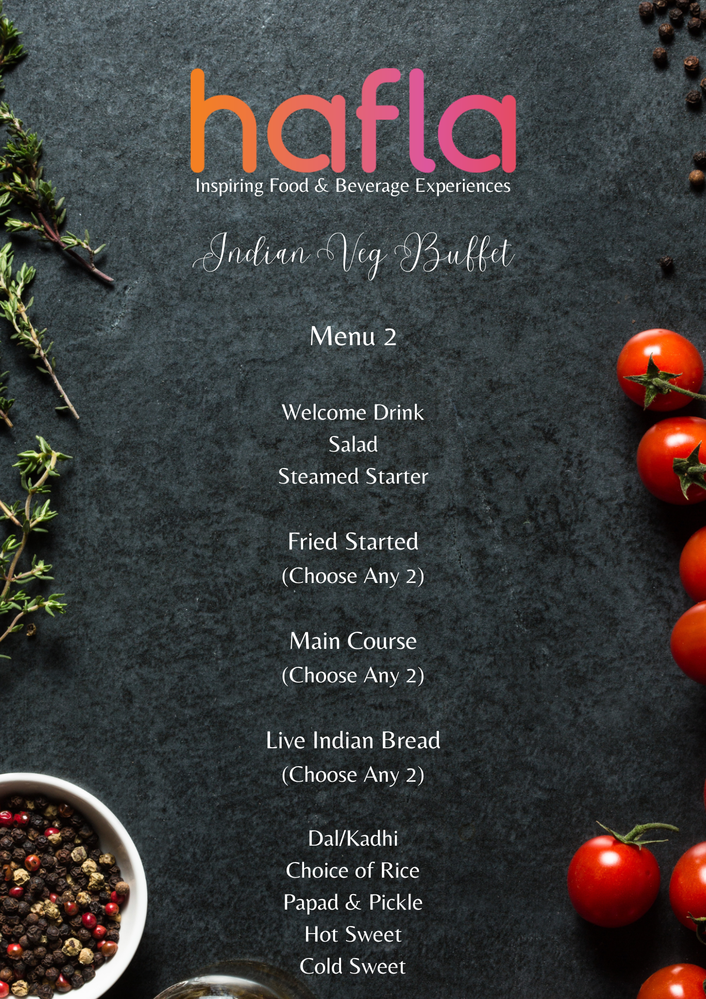 Indian Veg Buffet by Maharaja Bhog