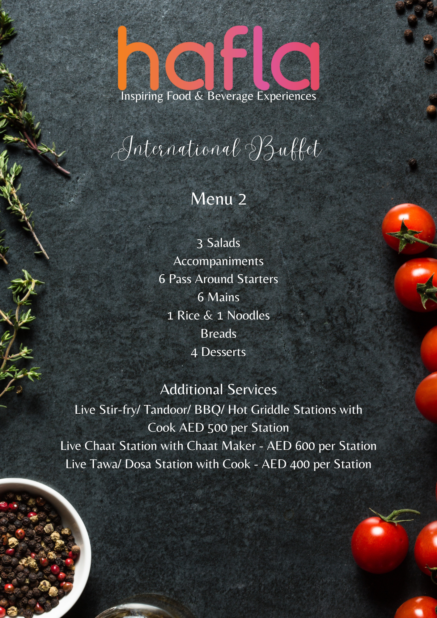 International Buffet by Indian Pavilion