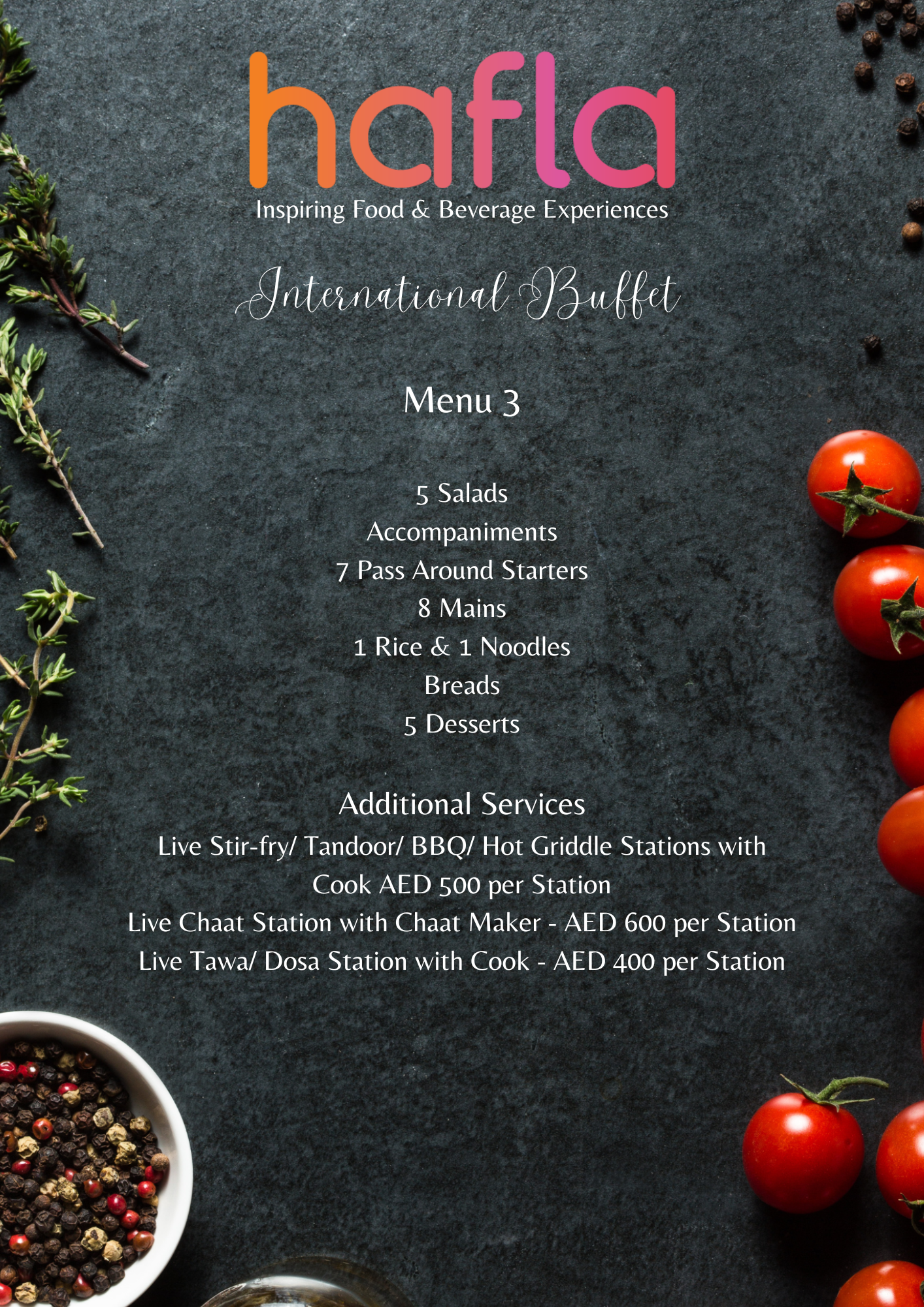 International Buffet by Indian Pavilion