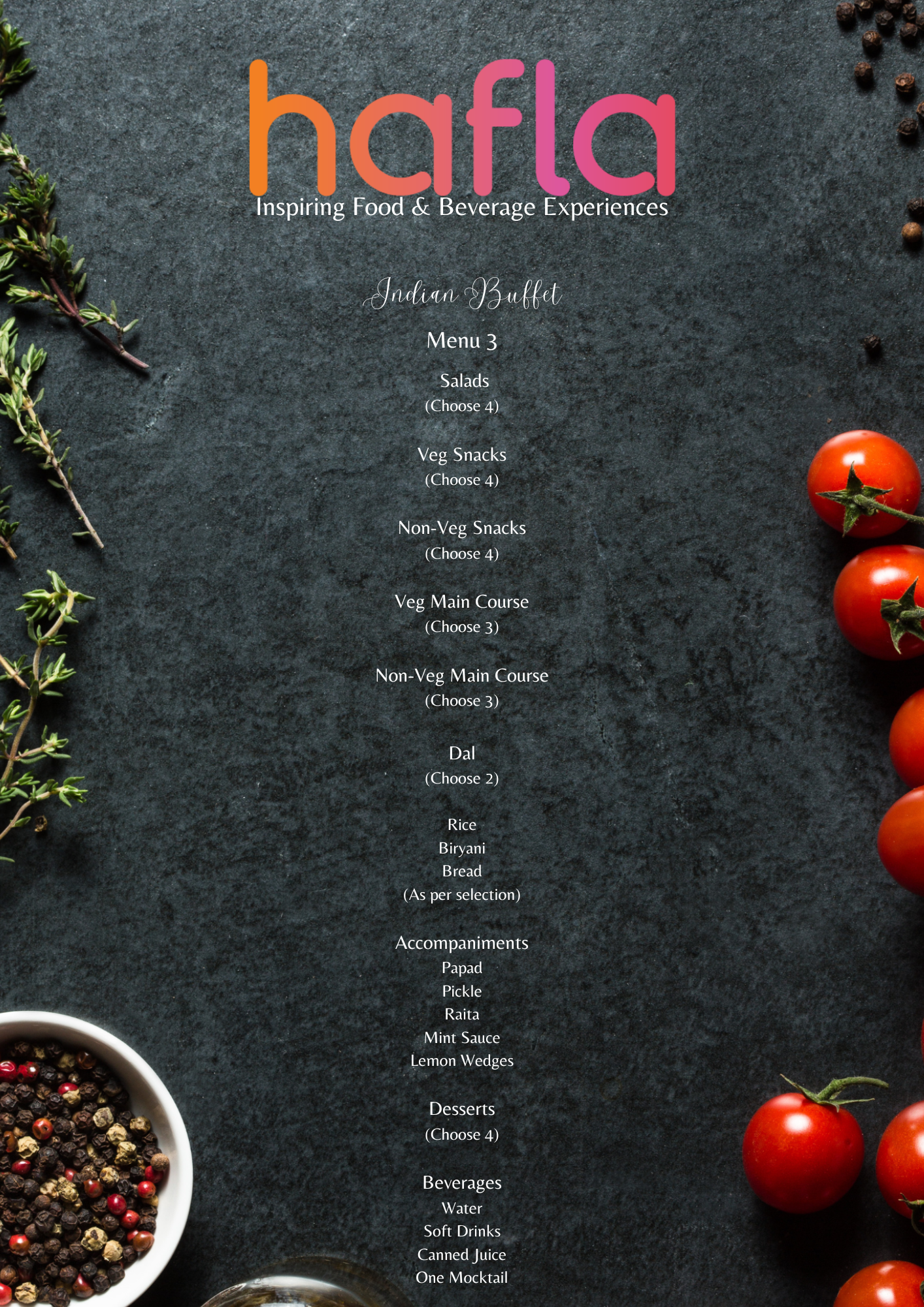 Indian Buffet by Satrang Foods