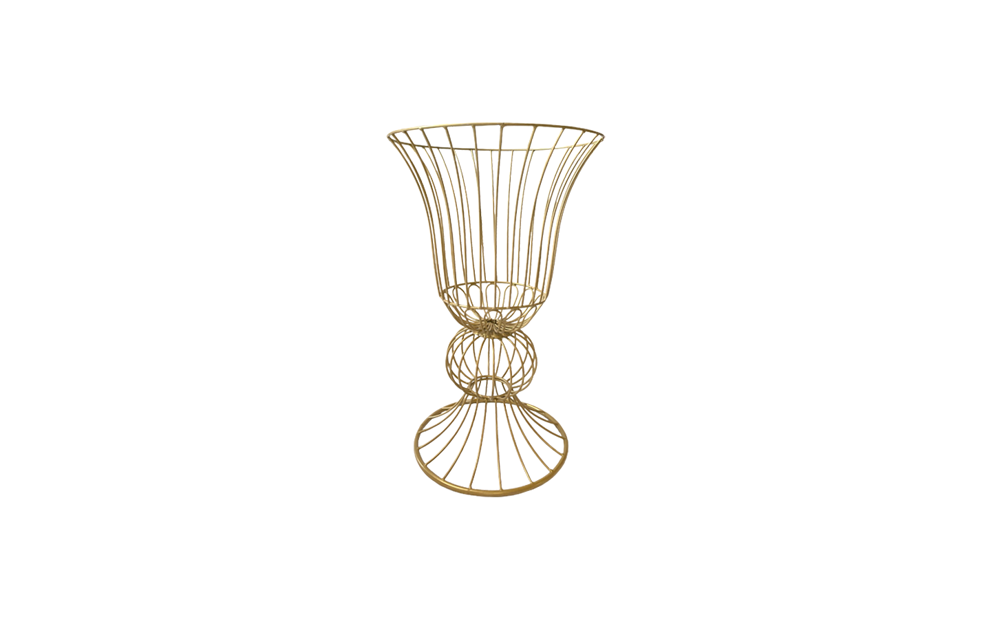 Metal Iron Wire Garden Urn