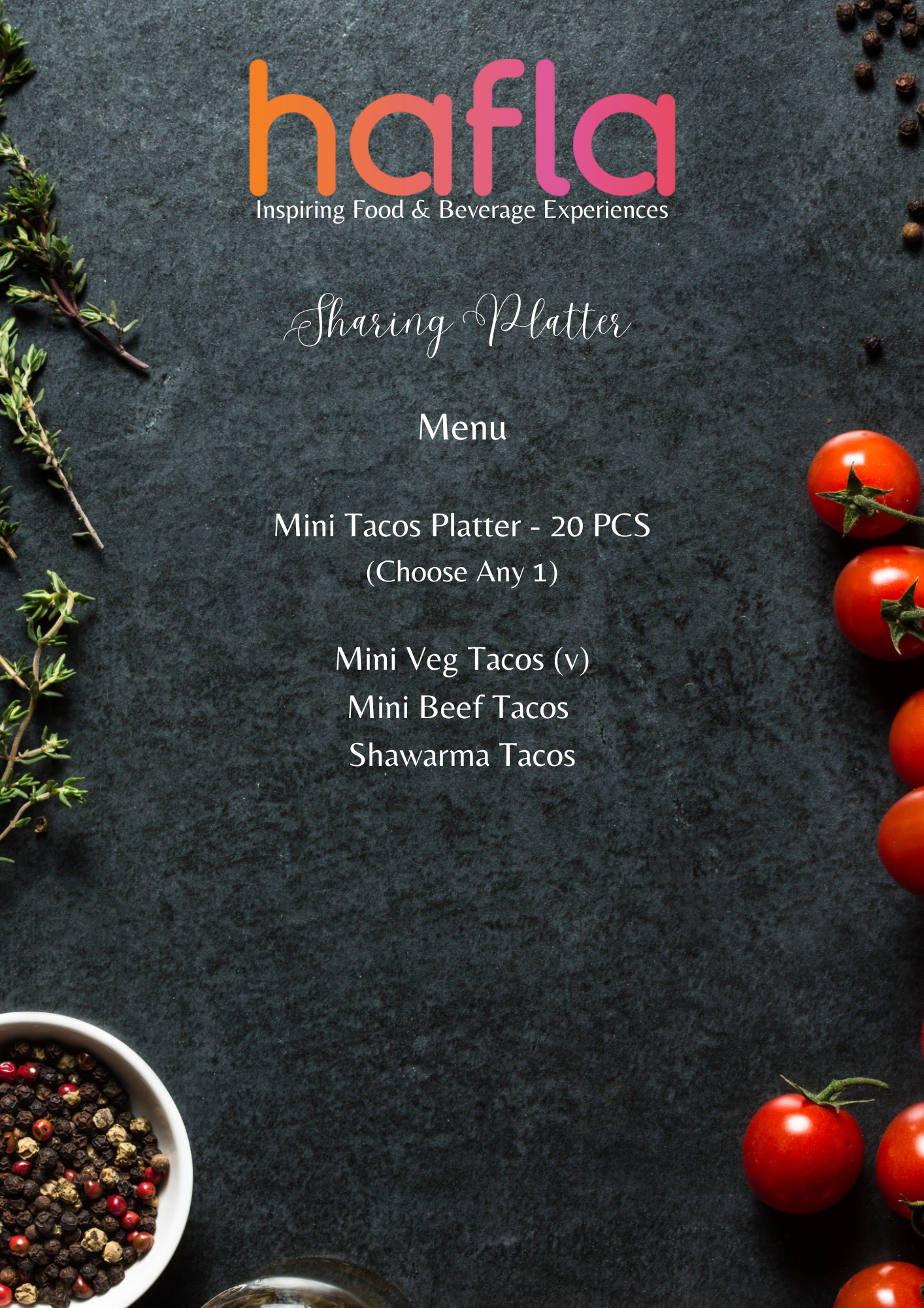 Sharing Platter by The White Boutique