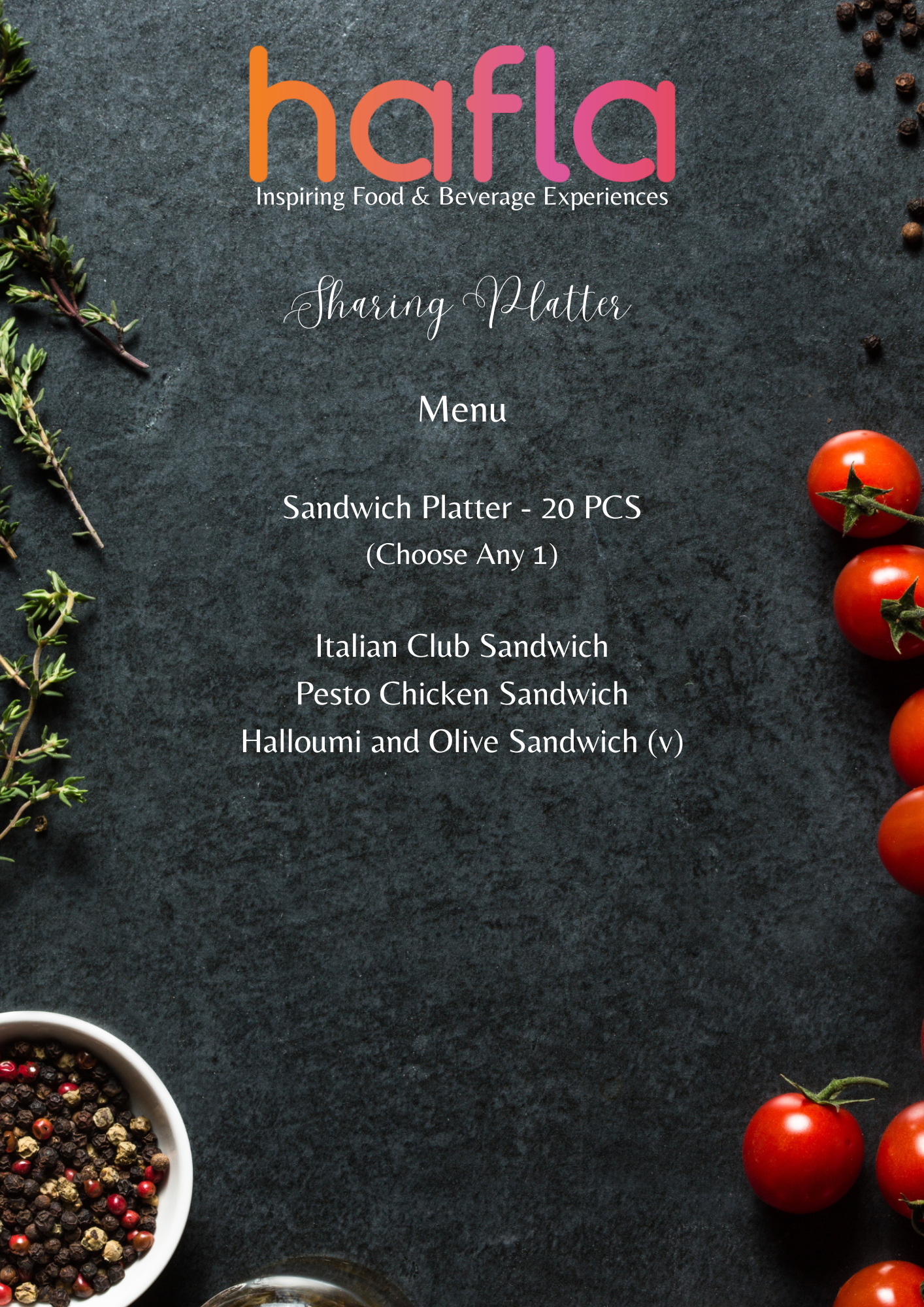 Sharing Platter by The White Boutique