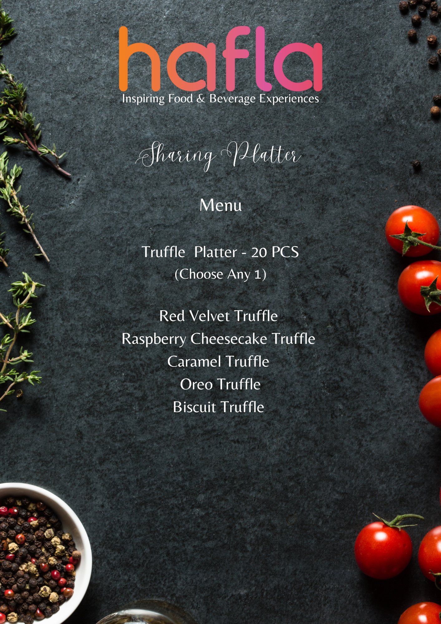 Sharing Platter by The White Boutique