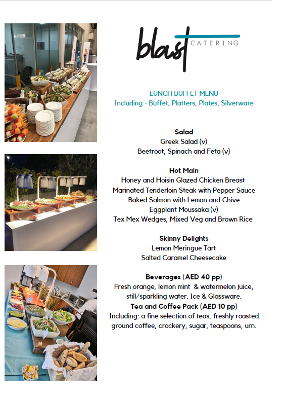 Lunch Buffet by Blast Catering