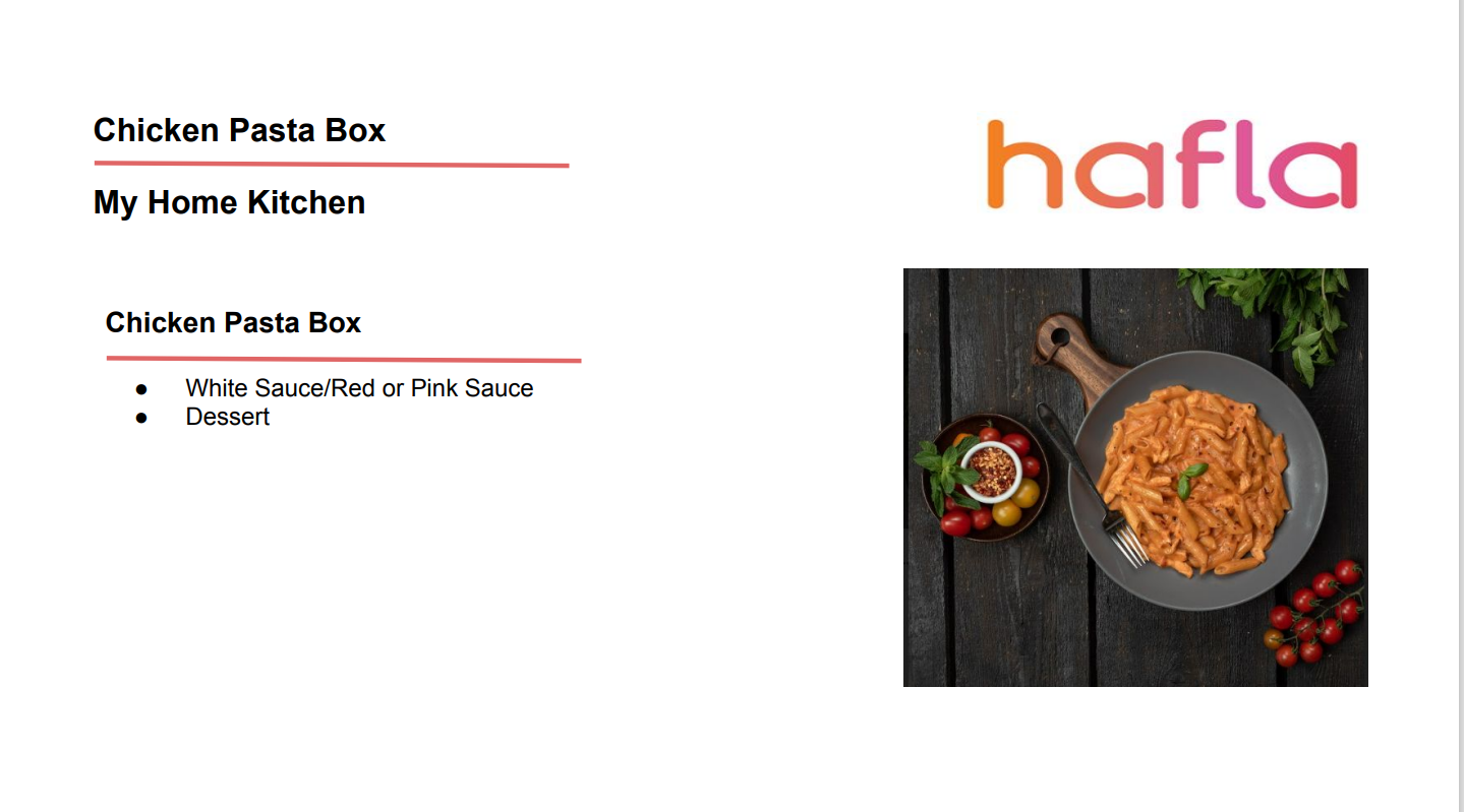 Pasta Box by My Home Kitchen