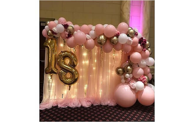 Balloon Backdrop Decor