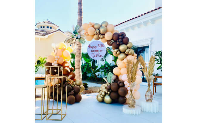 Da Casa Birthday Backdrop