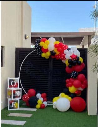 Mickey Themed Balloon Decor