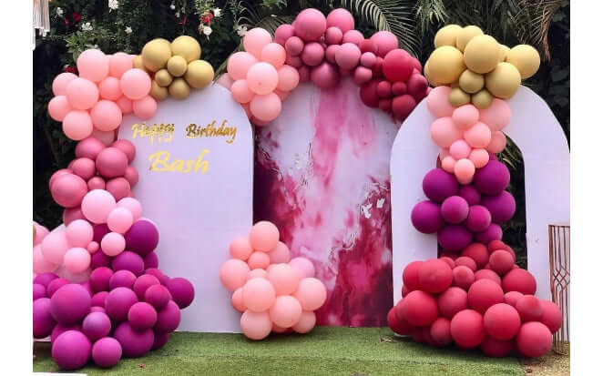 Feminine Hot Pink Theme Decor