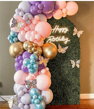 Arch Hedge Butterfly Decor