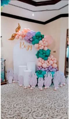 Diving Mermaid Theme Decor