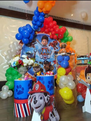 Colorful Paw Patrol Theme Decor