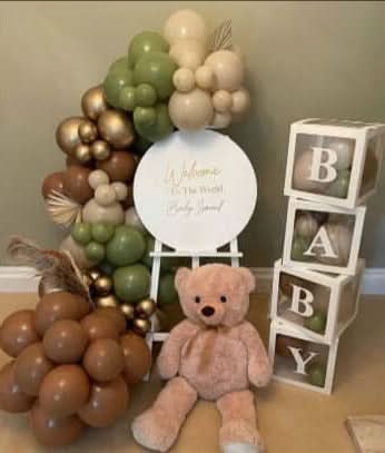 Hot Air Balloon Teddy Theme Decor