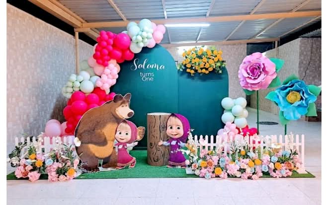 Masha & Bear Theme Decor Package Dubai
