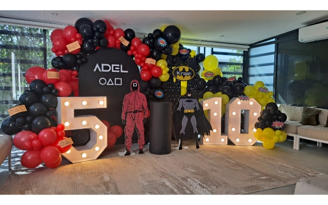 Twin Superhero Theme Decor Package Dubai