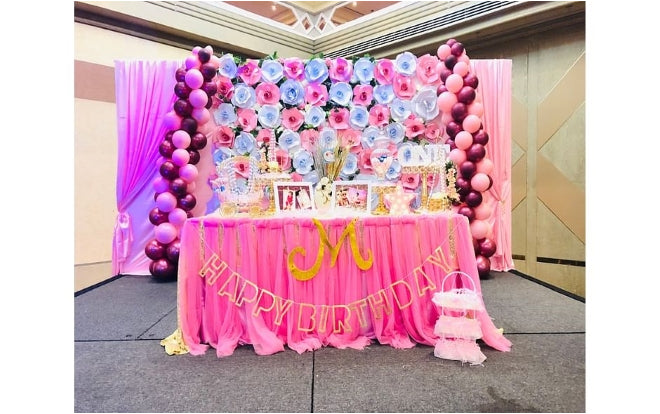 Elegant Paper Flower Theme Decor Dubai