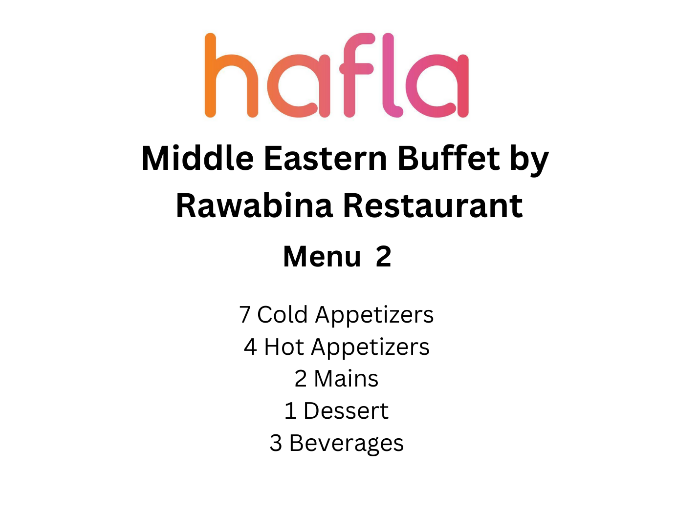 Middle Eastern Buffet by Rawabina Restaurant