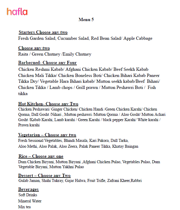 Pakistani Buffet by Daily Express