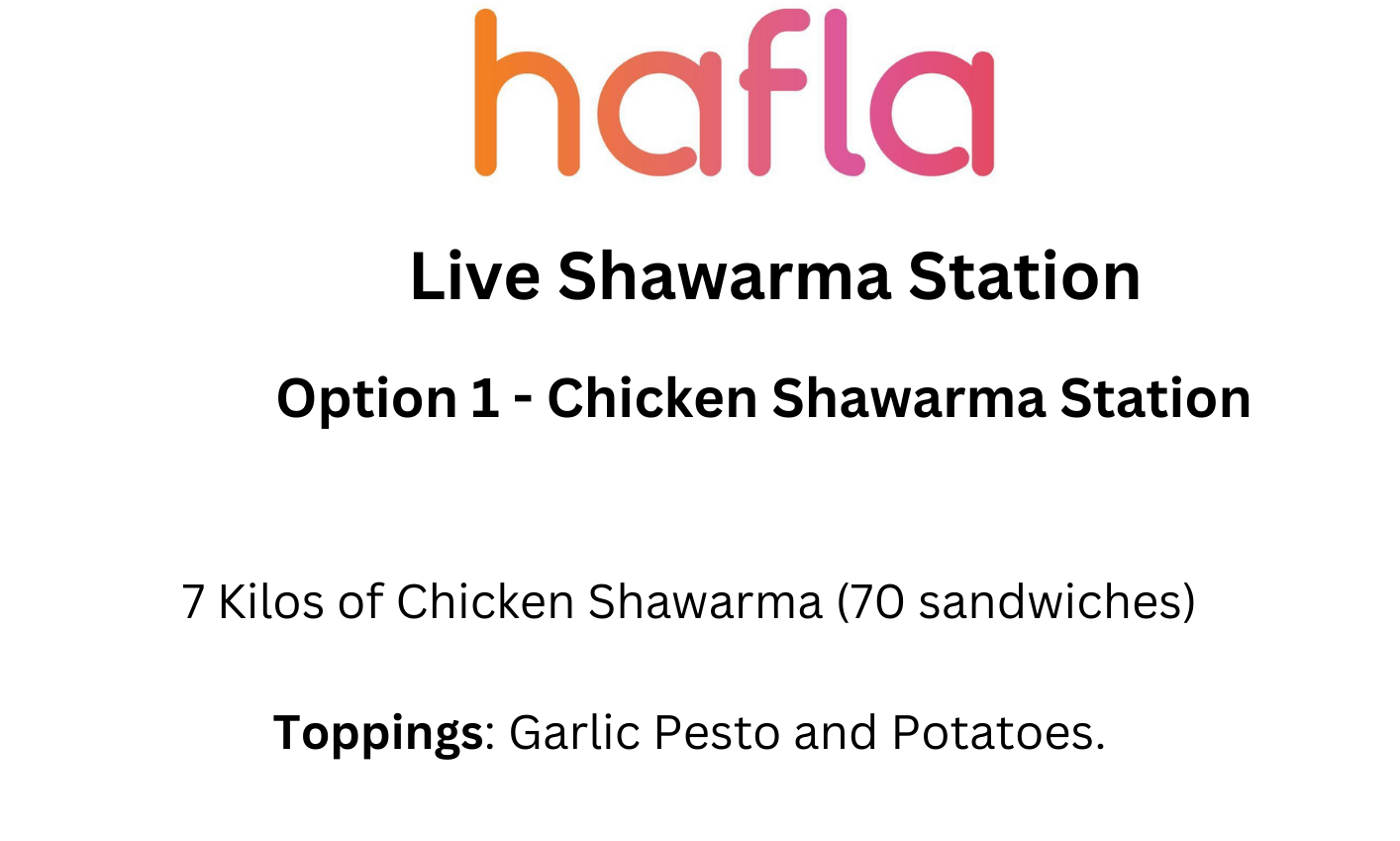 Live Shawarma Station by Wafi Gourmet (OLD)