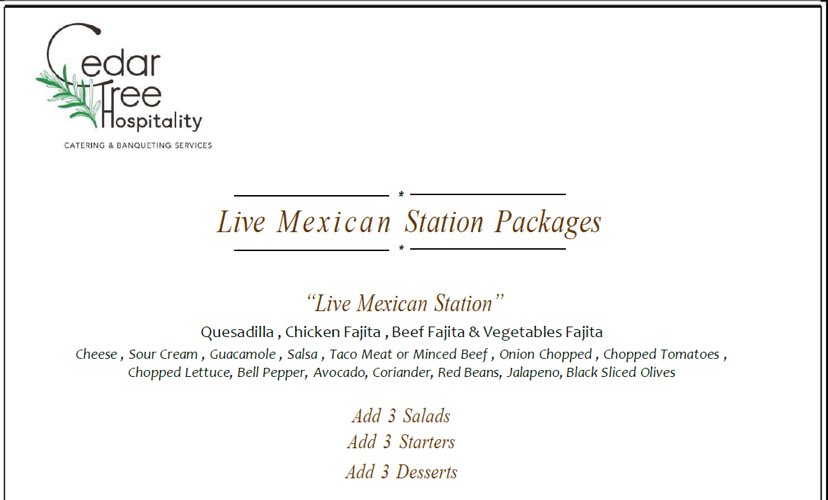 Live Mexican Station by Cedar Tree Hospitality (OLD)