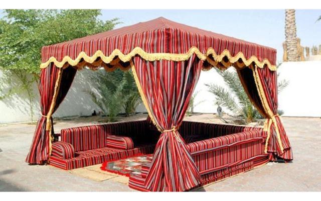 Ramadan Basic Majlis Setup For 12 + 4x4 Tent