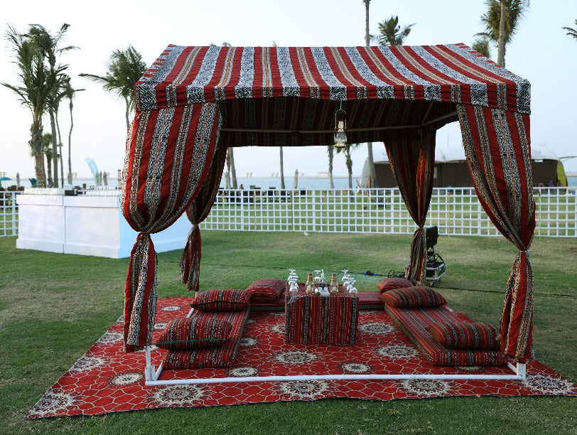 Ramadan Majlis Seating for 6 with 3x3 Tent