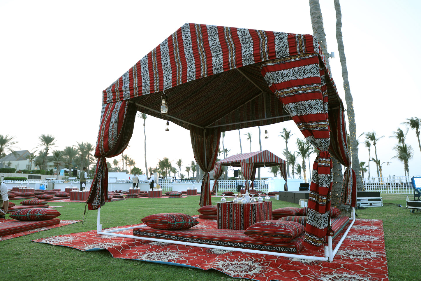 Ramadan Basic Majlis Setup For 12 + 4x4 Tent