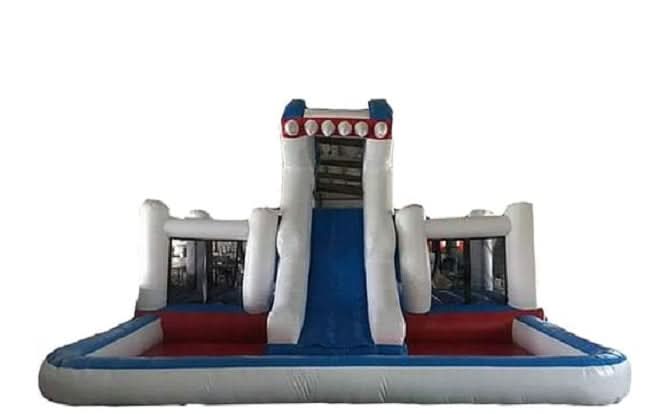 White Water Splash Bouncy With Slide Dubai