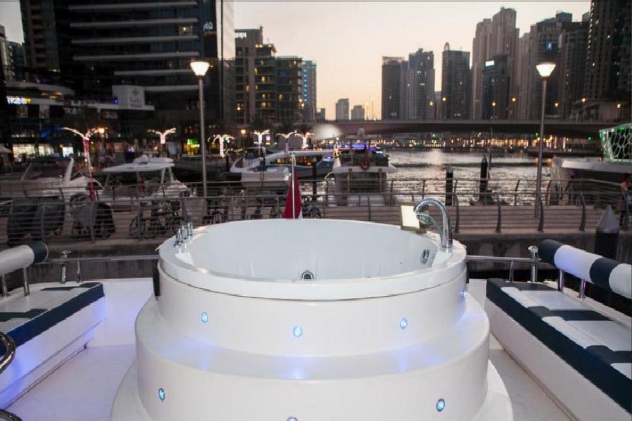 95 Ft Jacuzzi Yacht I Upto 40 Pax I 4 Hrs