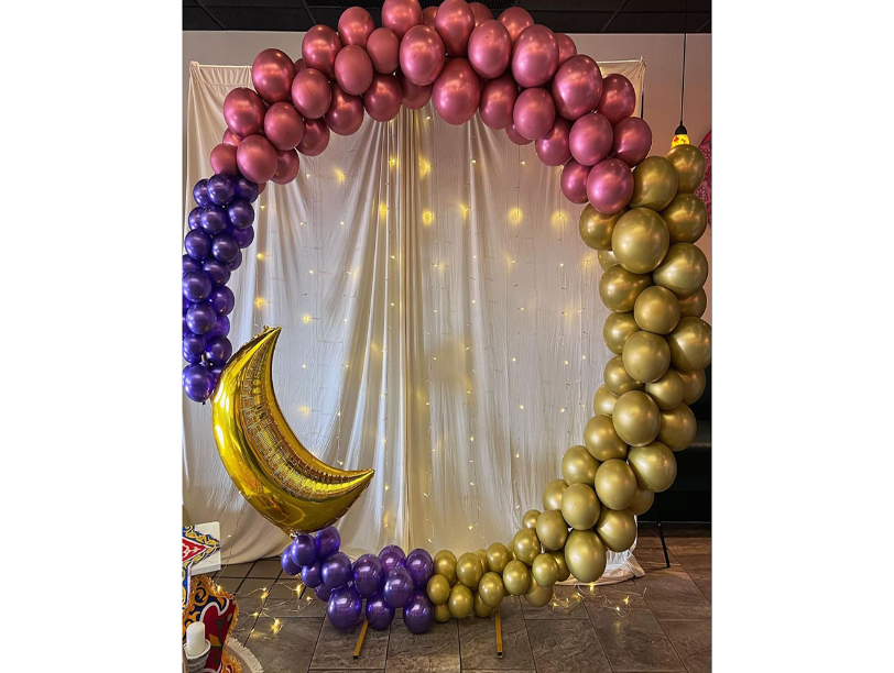 Ramadan Kareem Fabric Balloon Mix Decor Package