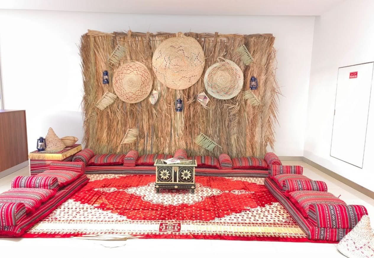 Ramadan Low Majlis Seating Setup for 8