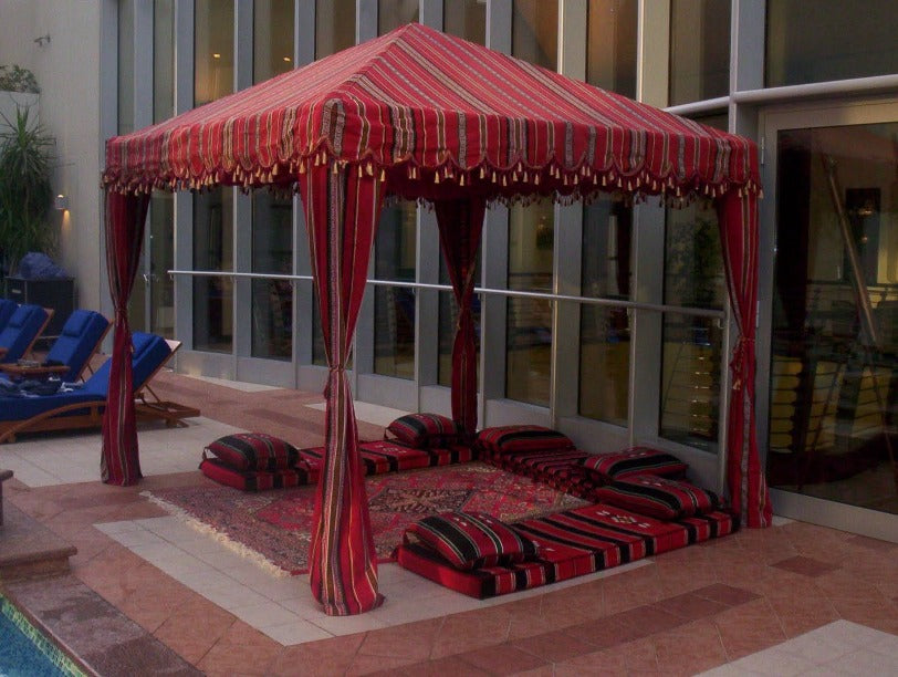 Ramadan Premium Majlis Setup For 9 + 3x3 Tent - Monthly Rental