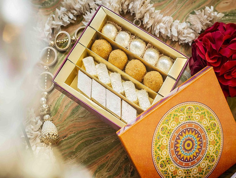 Premium Dry Fruit Sweet Box by Swades Catering