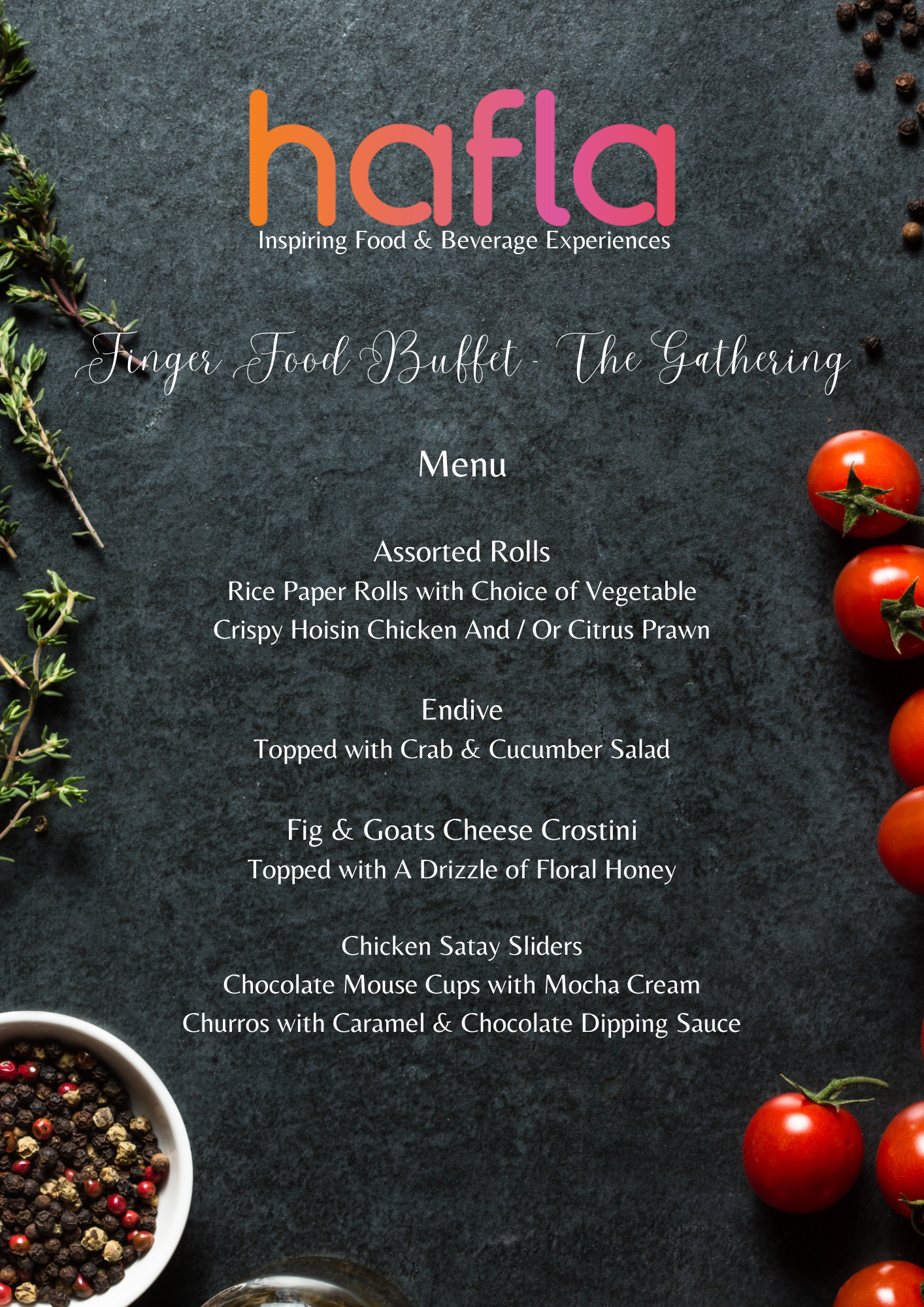 Finger Food Buffet by Hangry Sticks