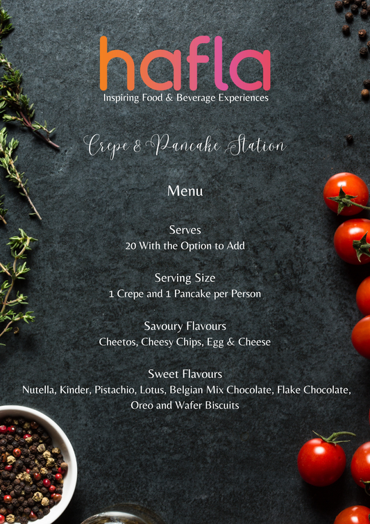 Live Crepe and Pancake Station by Freez