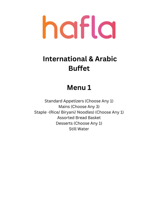Hafla Exclusive International and Arabic Buffet