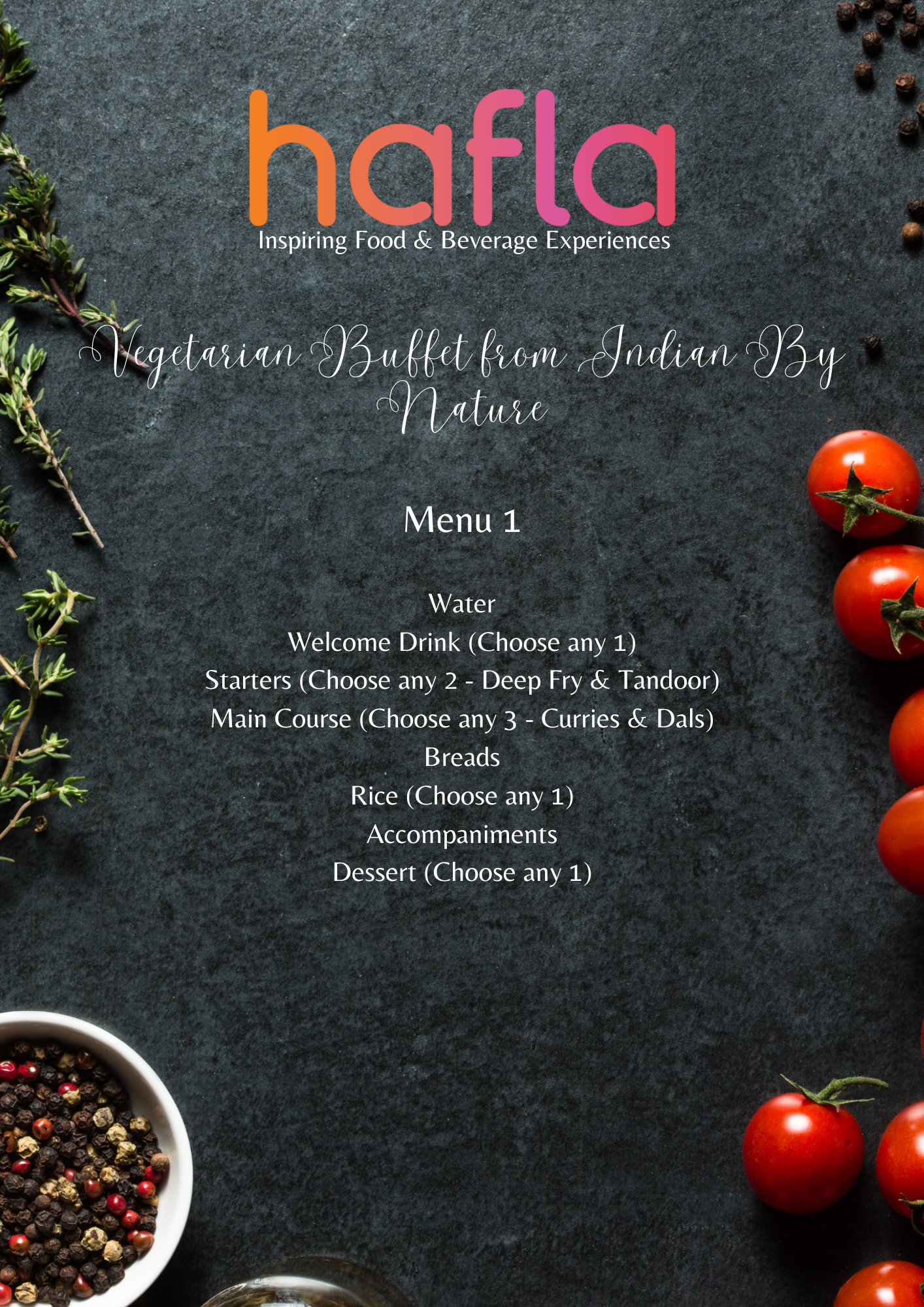 Vegetarian Buffet from Indian By Nature