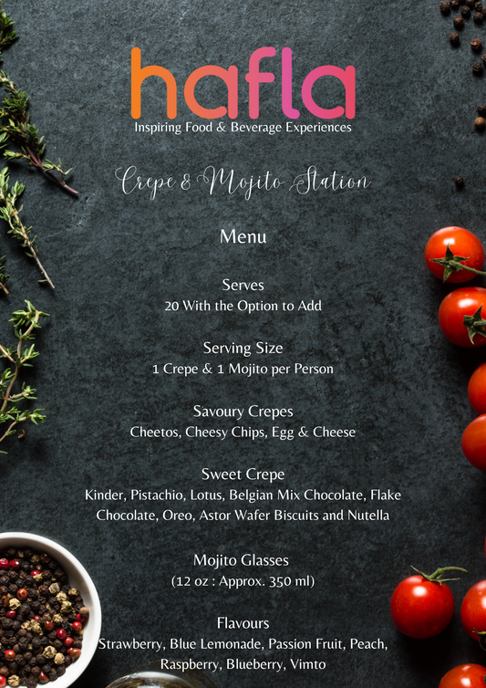 Live Crepe and Mojito Station by Freez
