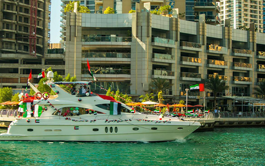 National Day Yacht Decor