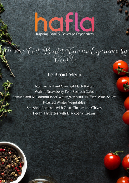 Private Chef Buffet Dinner Experience by CBC