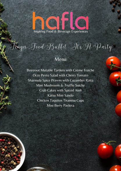 Finger Food Buffet by Hangry Sticks