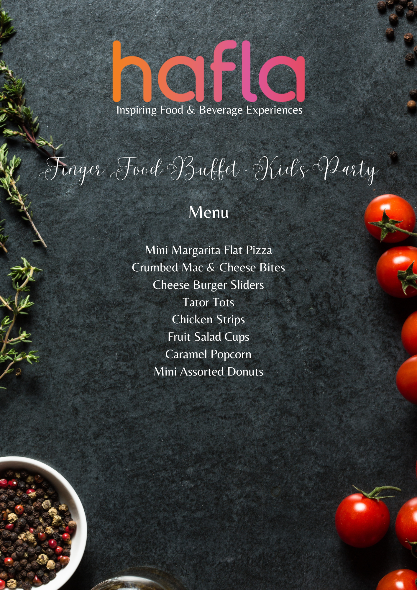 Finger Food Buffet by Hangry Sticks