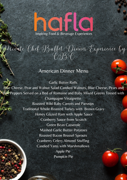 Private Chef Buffet Dinner Experience by CBC