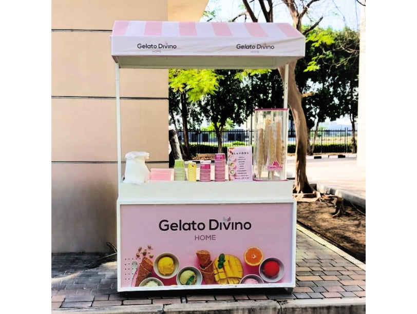 Gelato Ice Cream Cart by Gelato Divino