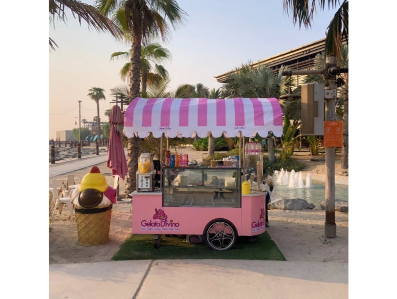 Gelato Ice Cream Cart by Gelato Divino