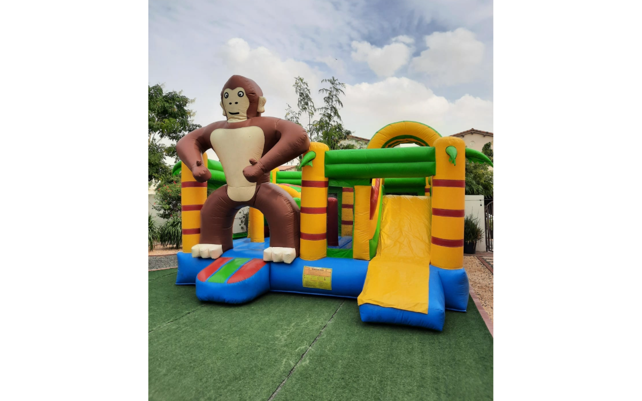Monkey Combo Bouncy Castle